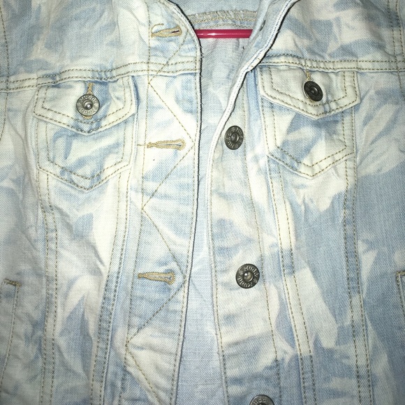White washed Mudd Denim Jacket - Picture 2 of 3